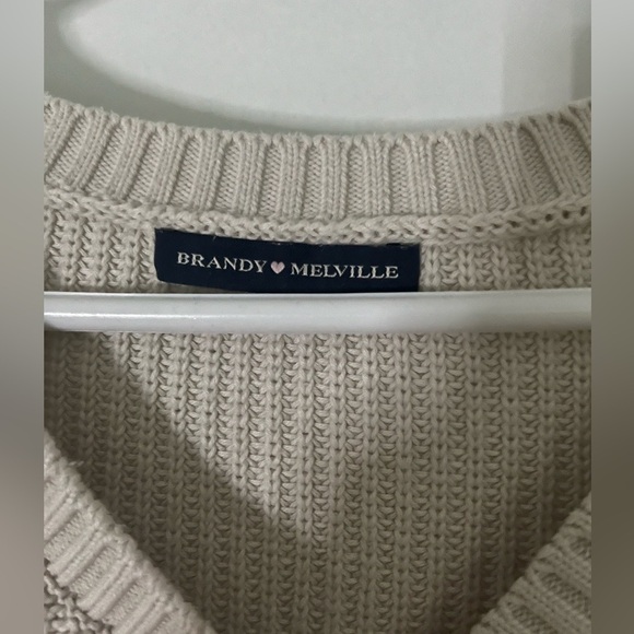 BRANDY MELVILLE Knit Cardigan Cream Colour Size S - Picture 3 of 3